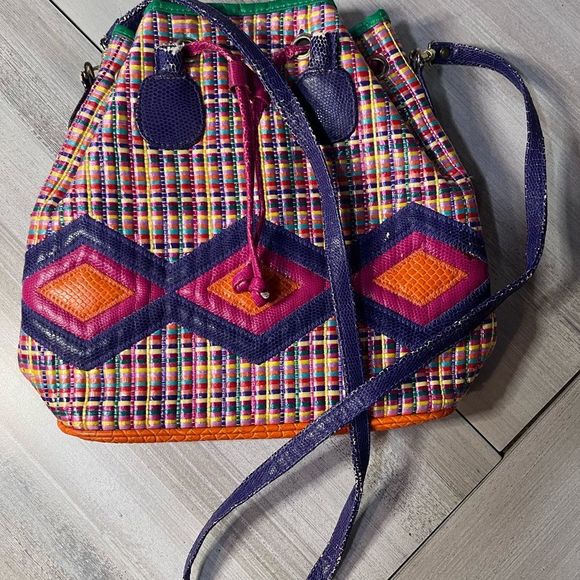 Lines Milano Bag Woven Straw - Picture 4 of 6